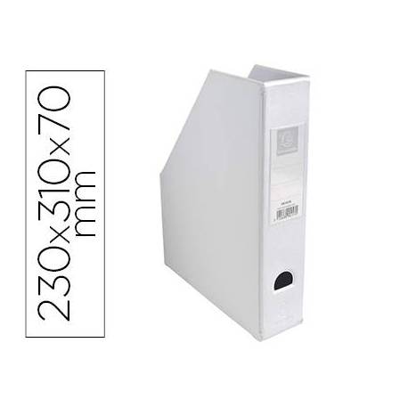 Revistero Plastico Exacompta color Blanco 310x230x70 mm