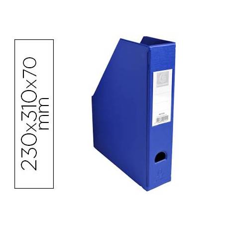 Revistero Plastico Exacompta color Azul 310x230x70 mm