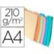 Subcarpeta Cartulina DIN A4 Exacompta con Clasificador Colores Surtidos 210 gr