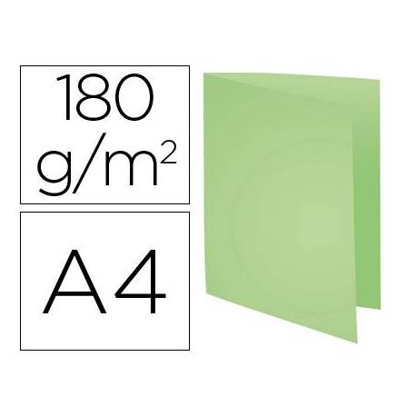 Subcarpeta Cartulina Reciclada DIN A4 Exacompta Verde 170 gr
