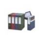 Archivador con tapa Pardo Carton Azul 335x250x80 mm