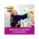 Bloc Quita y Pon Post-It ® Super Sticky 76X76 mm Colores Miami
