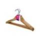 Percha de madera infantil con 3 unidades