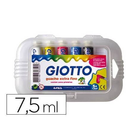 Tempera Giotto 5 colores surtidos