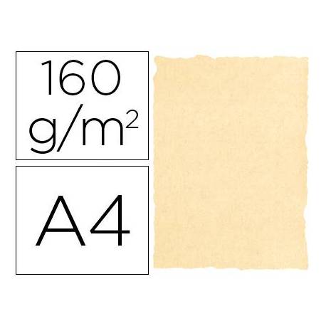 Cartulina pergamino DIN A4 color Crema