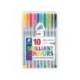 Rotulador Staedtler Triplus Fineliner surtido pack 10 punta fina lavable triangular