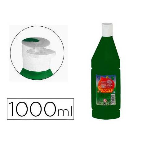 Tempera liquida JOVI color verde oscuro 1000 cc