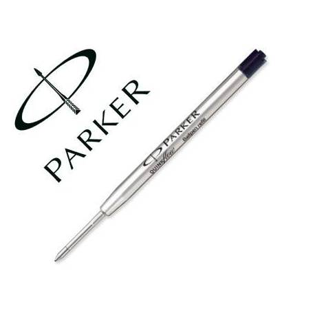 Recambio boligrafo Parker negro fino.