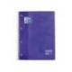 Bloc espiral Oxford Din A-4 extradura 80 hojas microperforado color lila