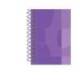 Bloc espiral Oxford Din A-4 extradura 80 hojas microperforado color lila