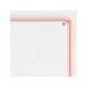 Bloc espiral Oxford Din A-4 extradura 80 hojas microperforado color rojo
