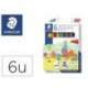Rotulador Staedtler Jumbo Noris Club Punta Fina Caja 6 Rotuladores