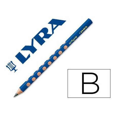 Lapices grafito marca Lyra Groove zurdos triangular