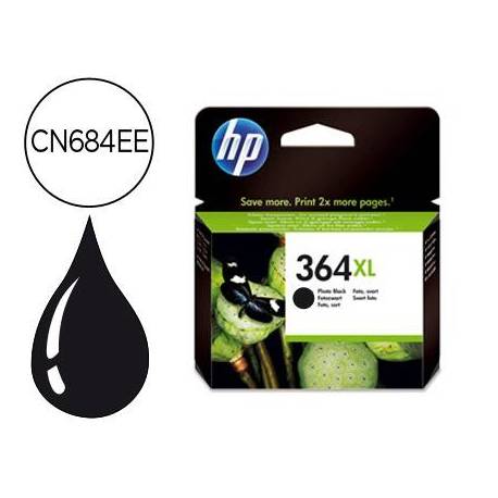 CARTUCHO INK-JET HP 364XL COLOR NEGRO CN684EE
