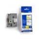 Cintas Brother TZE-S251 24mm (ancho) x 8m (largo) laminada Blanco/negro