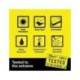 Cintas Brother TZ-S241 18mm (ancho) x 8m (largo) laminada Blanco/negro