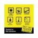 Cintas Brother TZE-751 24mm (ancho) x 8m (largo) laminada verde/Negro