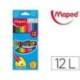 Lapices de colores triangulares Maped caja 12 unidades