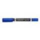 Rotulador Permanente Staedtler Lumocolor Dúo 348 Color Azul Doble Punta