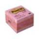 Bloc de notas adhesivas quita y pon post-it 51x51 mm minicubo rosa 400 hojas