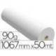 Papel reprografia para Plotter 90 g/m2, 1067 mm x 50 m.