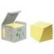 Bloc de notas adhesivas quita y pon recicladas en torre post-it 76 x 76 mm 16 blocs 654 papel reciclado