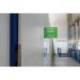 SEÑAL DE PASILLO ADHESIVA DURABLE 149X149 MM VERTICAL PACK DE 10 UNIDADES