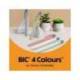 BOLIGRAFO BIC CUATRO COLORES TONOS MINERALES PUNTA 1 MM