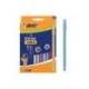 BOLIGRAFO BIC CRISTAL GLACE PLATEADO PUNTA 1 MM