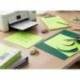 PAPEL COLOR LIDERPAPEL DIN A4 80 GR VERDE NEON PAQUETE DE 500 HOJAS