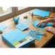 PAPEL COLOR LIDERPAPEL DIN A4 80 GR AZUL INTENSO PAQUETE DE 500 HOJAS