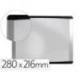 PIZARRA BLANCA BI-OFFICE INKA MAGNETICA ACERO LACADO MARCO DE ALUMINIO 280X216 CM