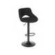 TABURETE ALTO ROCADA CON ASIENTO Y RESPALDO BAJO TAPIZADO TELA IGNIFUGA BASE METALICA CON REPOSAPIES COLOR