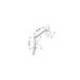 LAMPARA DE ESCRITORIO MAUL STUDY CON PINZA COLOR PLATA 170X440X350 MM