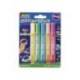 PEGAMENTO IMEDIO GLITTER GLUE BRILLA EN LA OSCURIDAD PARA MANUALIDADES 10 ML BLISTER DE 5 UNIDADES COLORES SURTIDOS