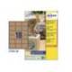 ETIQUETA ADHESIVA AVERY KRAFT EFECTO CARTON RECTANGULAR REMOVIBLE PARA IMPRESORA LASER INYECCION TINTA