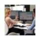 BRAZO PARA MONITOR FELLOWES SERIE EPPA AJUSTABLE ALTURA 2 PANTALLAS NORMATIVA VESA HASTA 10 KG NEGRO