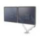 BRAZO PARA MONITOR FELLOWES SERIE EPPA AJUSTABLE ALTURA 2 PANTALLAS NORMATIVA VESA HASTA 10 KG BLANCO