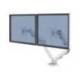BRAZO PARA MONITOR FELLOWES SERIE EPPA AJUSTABLE ALTURA 2 PANTALLAS NORMATIVA VESA HASTA 10 KG BLANCO