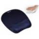 ALFOMBRILLA PARA RATON FELLOWES CON REPOSAMUÑECAS DE ESPUMA MEMORY FOAM AZUL 230X196X20 MM