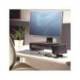 SOPORTE FELLOWES PARA MONITOR DESIGNER SUITES AJUSTABLE 3 ALTURAS CON BANDEJA NEGRO 406X111X244 MM HASTA 18 KG