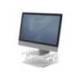 SOPORTE FELLOWES PARA MONITOR CLARITY AJUSTABLE 5 POSICIONES TRANSPARENTE 70X256X320 MM HASTA 15 KG