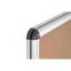VITRINA DE ANUNCIOS BI-OFFICE FONDO CORCHO DE INTERIOR MARCO DE ALUMINIO 720X981 MM