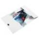 Carpeta de gomas Leitz Wow con solapas Polipropileno Din A4 color Blanco