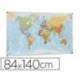 Mapa mural del mundo planisferio magnetico marca Faibo