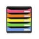 FICHERO CAJONES SOBREMESA EXACOMPTA BIG-BOX PLUS CLASSIC IDERAMA ARLEQUIN 5 CAJONES MULTICOLORES