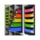 FICHERO CAJONES SOBREMESA EXACOMPTA BIG-BOX PLUS CLASSIC IDERAMA ARLEQUIN 5 CAJONES MULTICOLORES