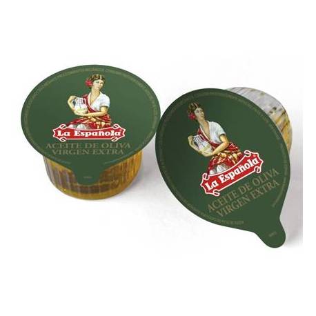 ACEITE OLIVA VIRGEN EXTRA LA ESPAÑOLA CAPSULA MONODOSIS 15 ML CAJA DE 120 UNIDADES