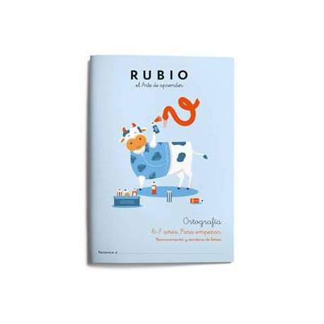 CUADERNO RUBIO ORTOGRAFIA NIÑOS 6-7 AÑOS PARA EMPEZAR