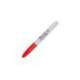 Rotulador Sharpie Permanente Color Rojo Punta fina Caja 12 unidades
